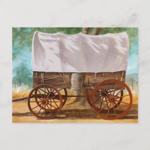 Covered Wagon Vykort