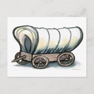 Covered Wagon Vykort