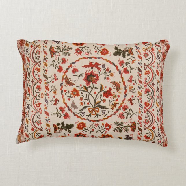 Coverlet DeMexikanska eller spanska, Katalonien fr Prydnadskudde (Baksidan)