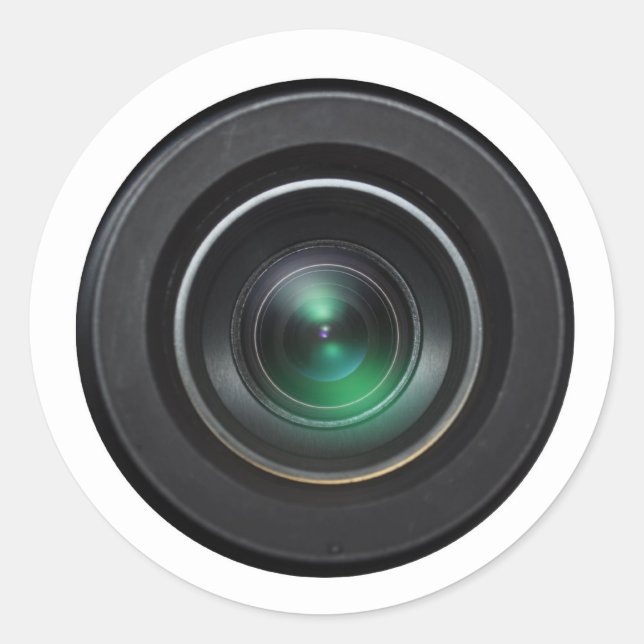 Covertcam Runt Klistermärke (Framsida)
