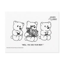 Covey Logic Do Your Best Postcard