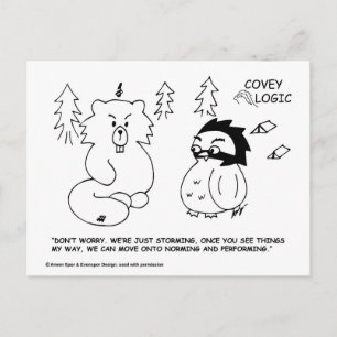 Covey Logic "Storming" vykort