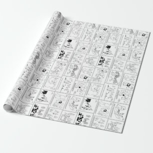 Coveylogiktecknaden kvadrerar presentpapper