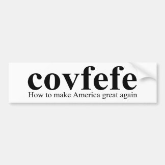 Covfefe Definition Trump Bildekal