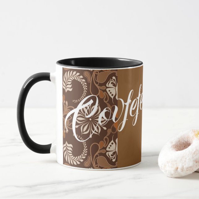 Covfefe Paisley Coffee Mugg (Med munk)