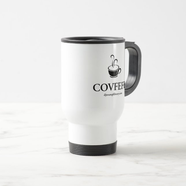"Covfefe" Resemugg (vit) (Framsida höger)