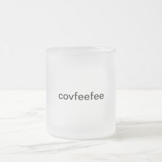 covfefemugg ("covfeefeen ", frostad glasmugg