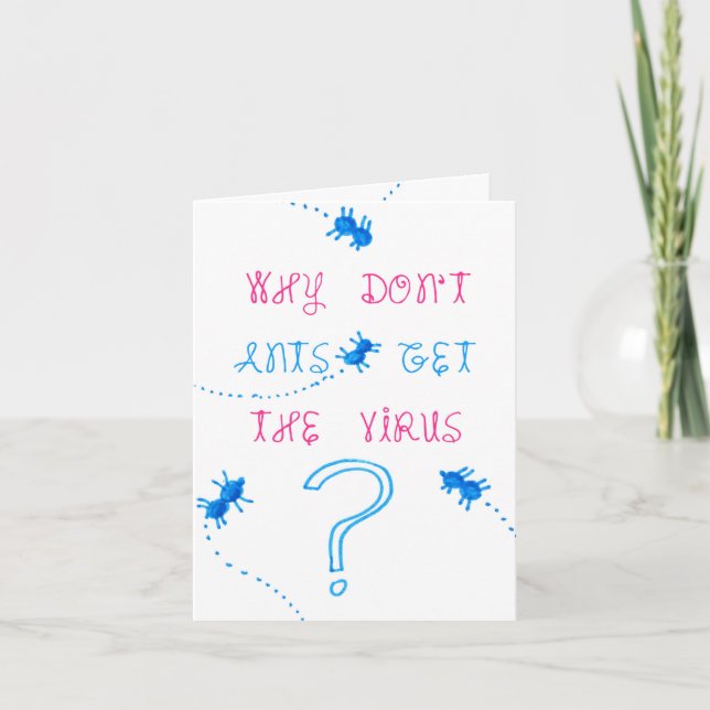 COVID19 Hämta brunstkort Kort (Framsida)