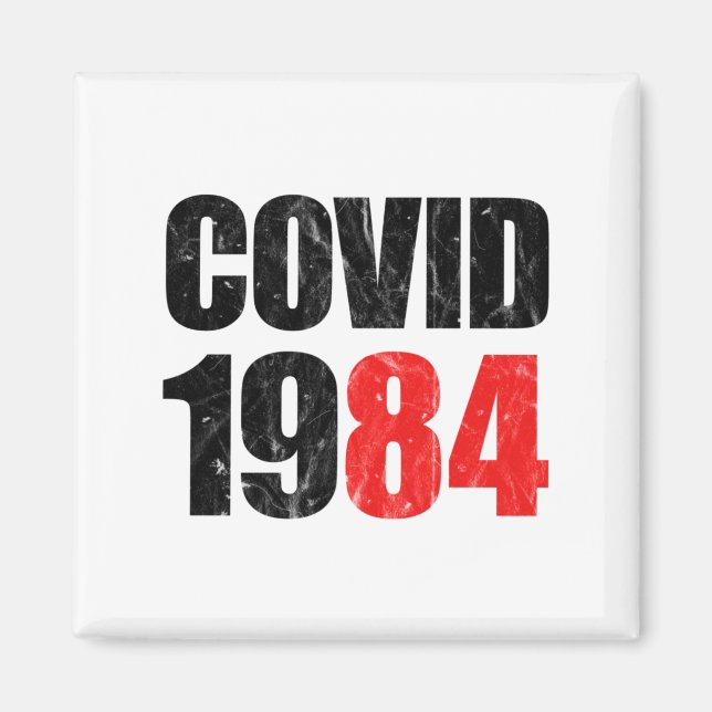 Covid 1984 magnet (Framsidan)