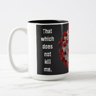 Covid-19 Coffee mugg. 15 oz. Två Tone. Två-Tonad Mugg