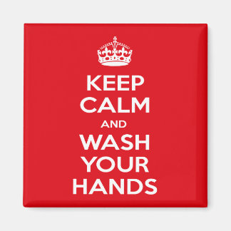 Covid-19, Coronavirus, Behålla Lugn Magnet