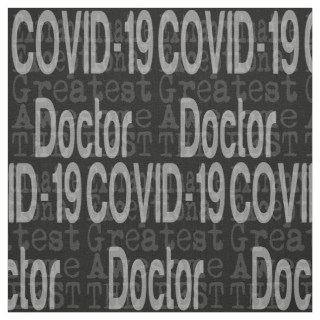 Covid-19 Doktor Extraordinaire Tyg (Provkarta)