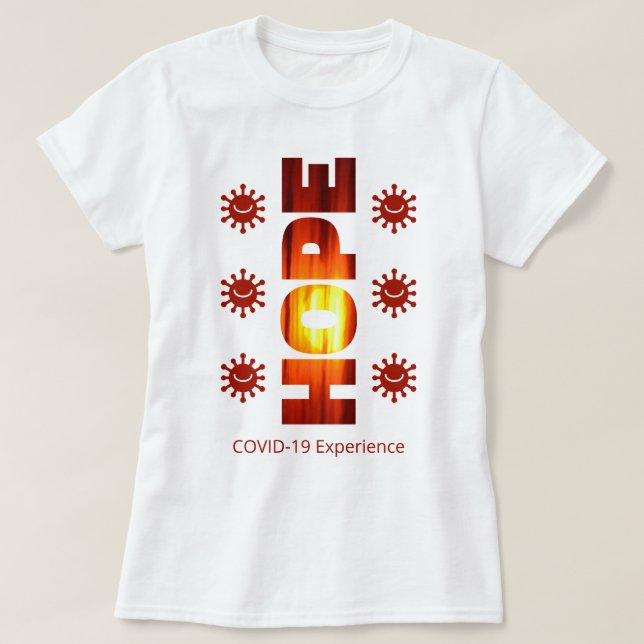 COVID-19 Experience - Sunset Hope, Smiling Viruses T Shirt (Design framsida)