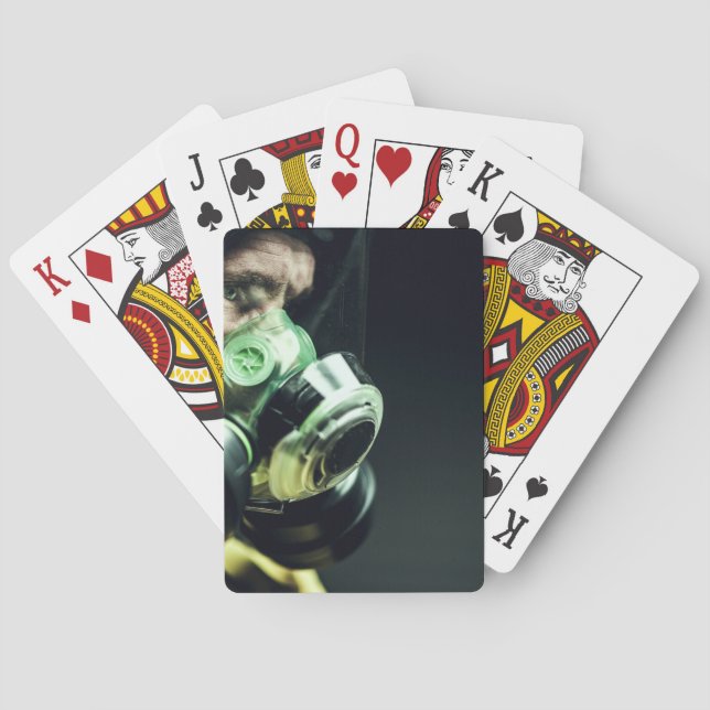Covid 19 gasmask casinokort (Baksidan)