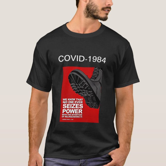 COVID-19 handlar om CONTROL T Shirt (Framsida)
