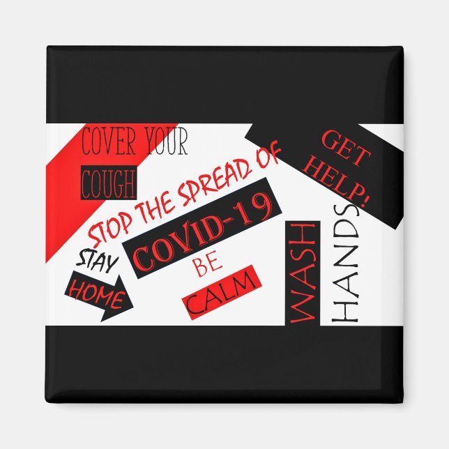 Covid-19 Magnet (Framsidan)