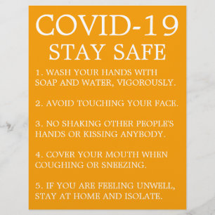 Covid-19-råd Reklamblad