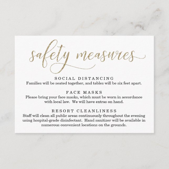 Covid 19 Säkerhetsmask Social Distansering Informa Tilläggskort (Framsida)