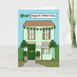 Covid 19 St patrick's day House Kort