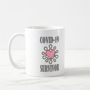 COVID-19 Survivor Corona virus I överlevt Kaffemugg