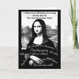 Covid-19 Time Capsule med Mona Lisa Kort