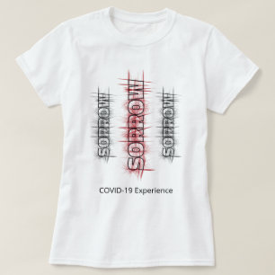 COVID-19-upplevelse, Anpassningsbar för svartrött T Shirt
