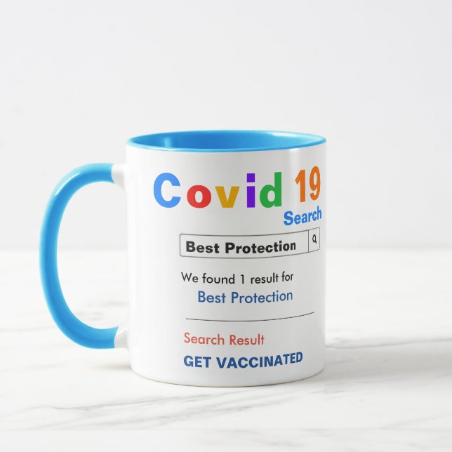 Covid 19 Vaccination Mugg (Vänster)