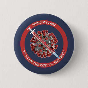 Covid 19 vaccinerad mall knapp