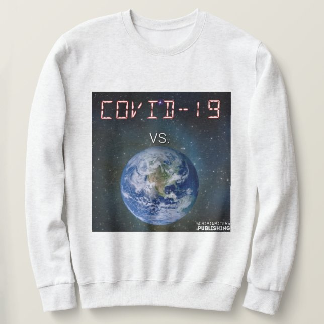 COVID-19 Vs World Sweatshirt (Design framsida)