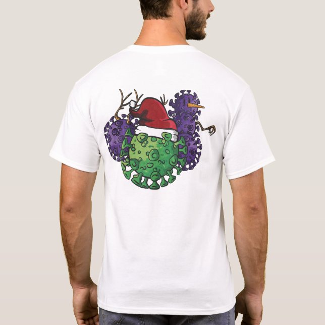 COVID CHRISTMAS T SHIRT (Baksida)