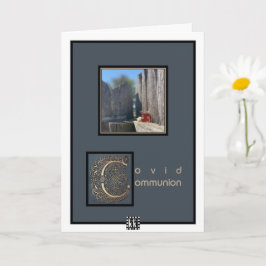 Covid Communion "Jag saknar dig" hälsningskort Kort