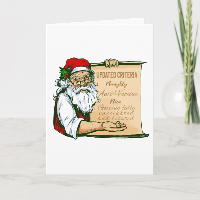 covid jul tomte vaccin elaka inbjudan (Framsida)