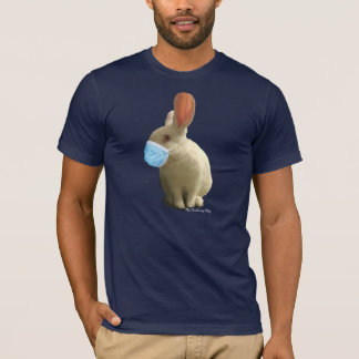 COVID Mask Bunny T-Shirt (Mörk)