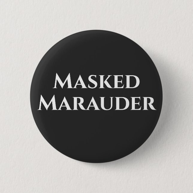 Covid maskeradmarodör rolig citat humoristisk knapp (Framsida)