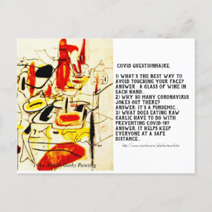 "Covid Questionnaire" Vykort