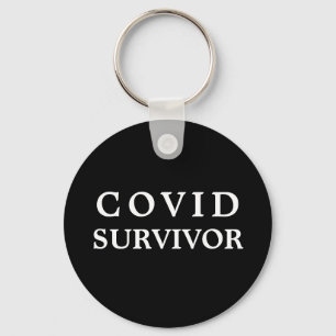 Covid Survivor - Jag Överlevt Covid-19-virus Nyckelring