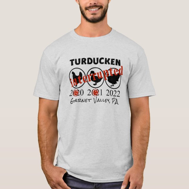 Covid Turducken Shirt T Shirt (Framsida)