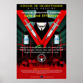 COVID-V för vaccin Poster