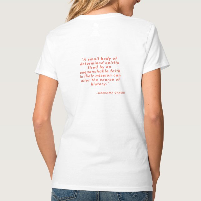Covid Vaccine Inspirational Shirt T (Baksida)