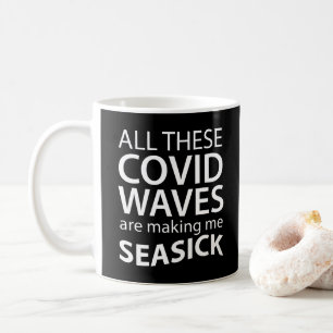 Covid Vågar gör mig till en lättsam Coronavirus-Ro Kaffemugg