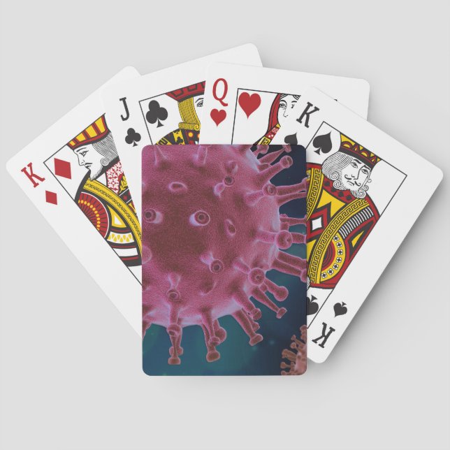 Covid Virus Biology Casinokort (Baksidan)