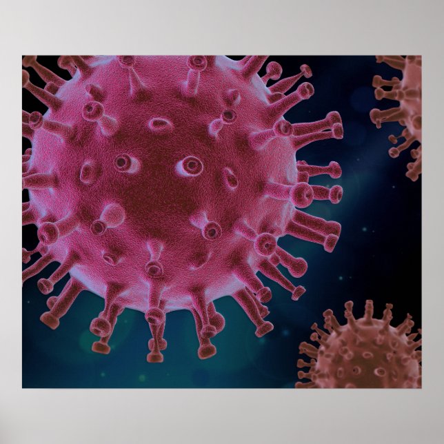 Covid Virus Biology Poster (Framsidan)