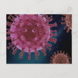 Covid Virus Biology Vykort