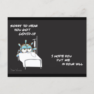 COVID vykort #2 i en serie av konstnären Dan Youra