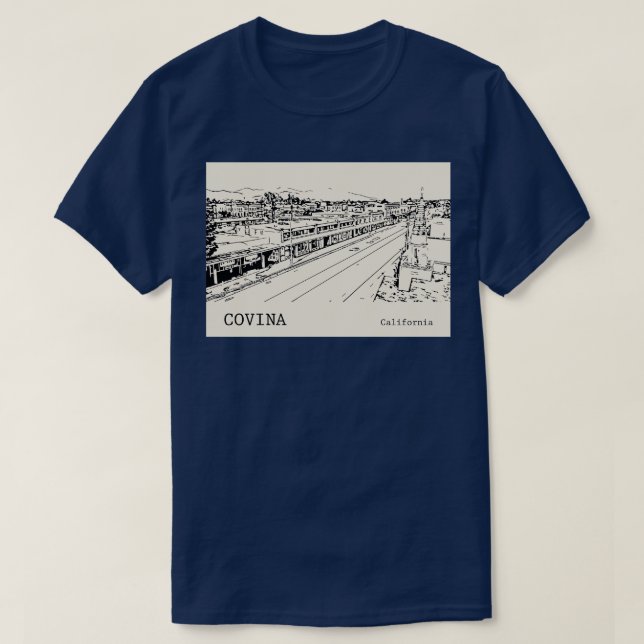 Covina California TShirt 1 T Shirt (Design framsida)
