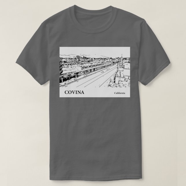 Covina California TShirt 2 T Shirt (Design framsida)