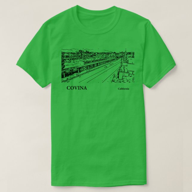 Covina California TShirt 3 T Shirt (Design framsida)