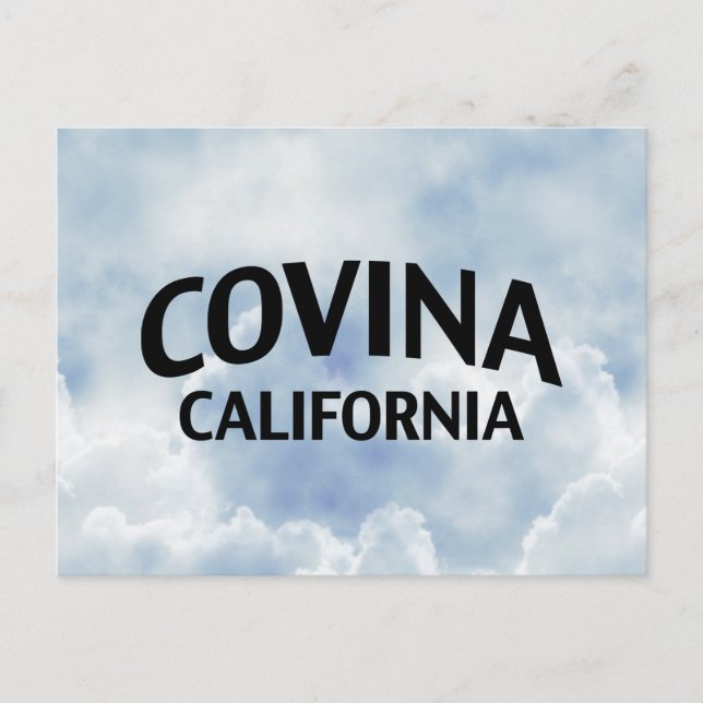 Covina California Vykort (Framsida)