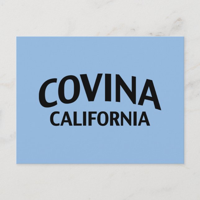 Covina California Vykort (Framsida)
