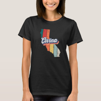 Covina City Retro Vintage Hemstad Kalifornien Prem T Shirt